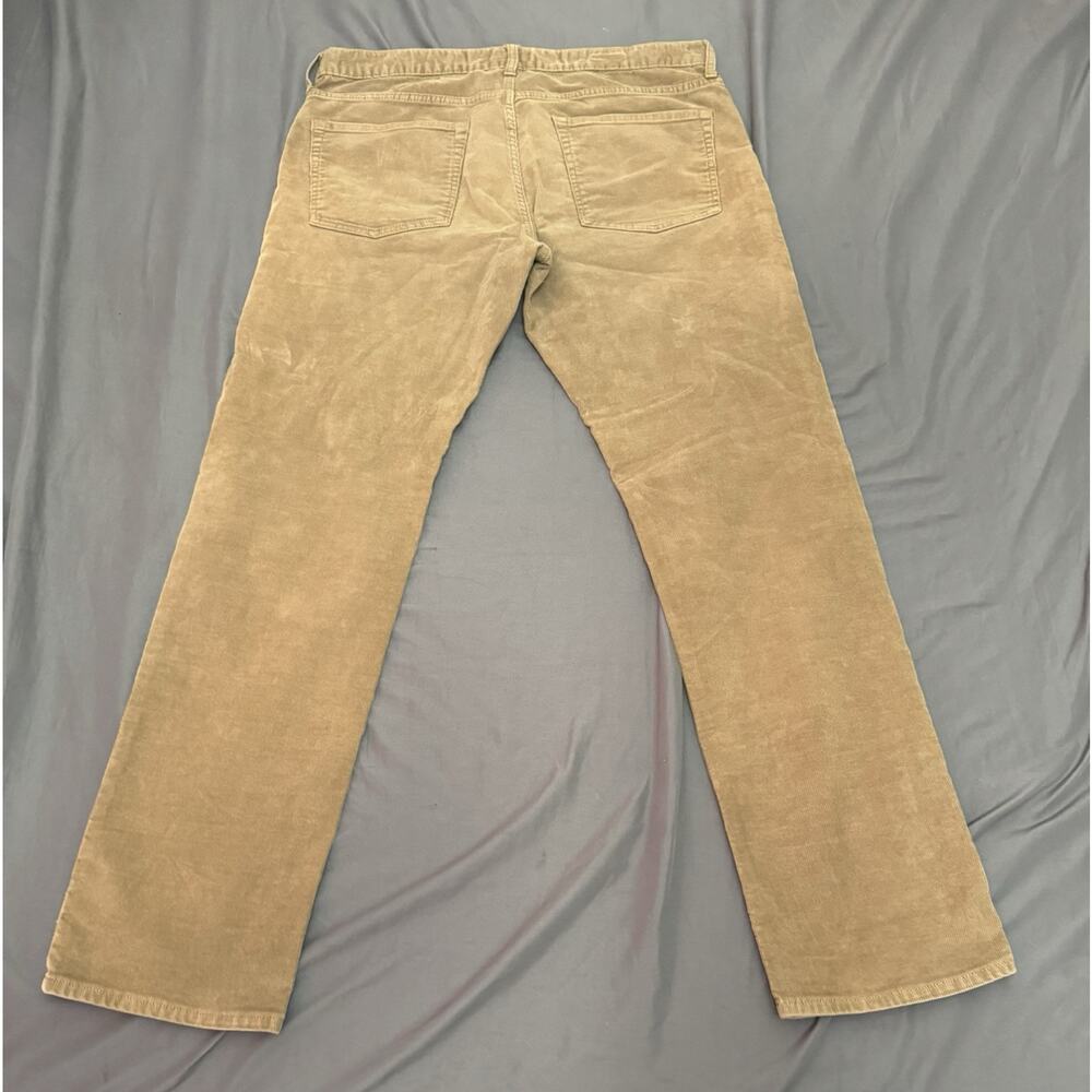 J.Crew Corduroy Pants Men’s 34x30 Brown 5 Pocket Straight Casual - Picture 9 of 13